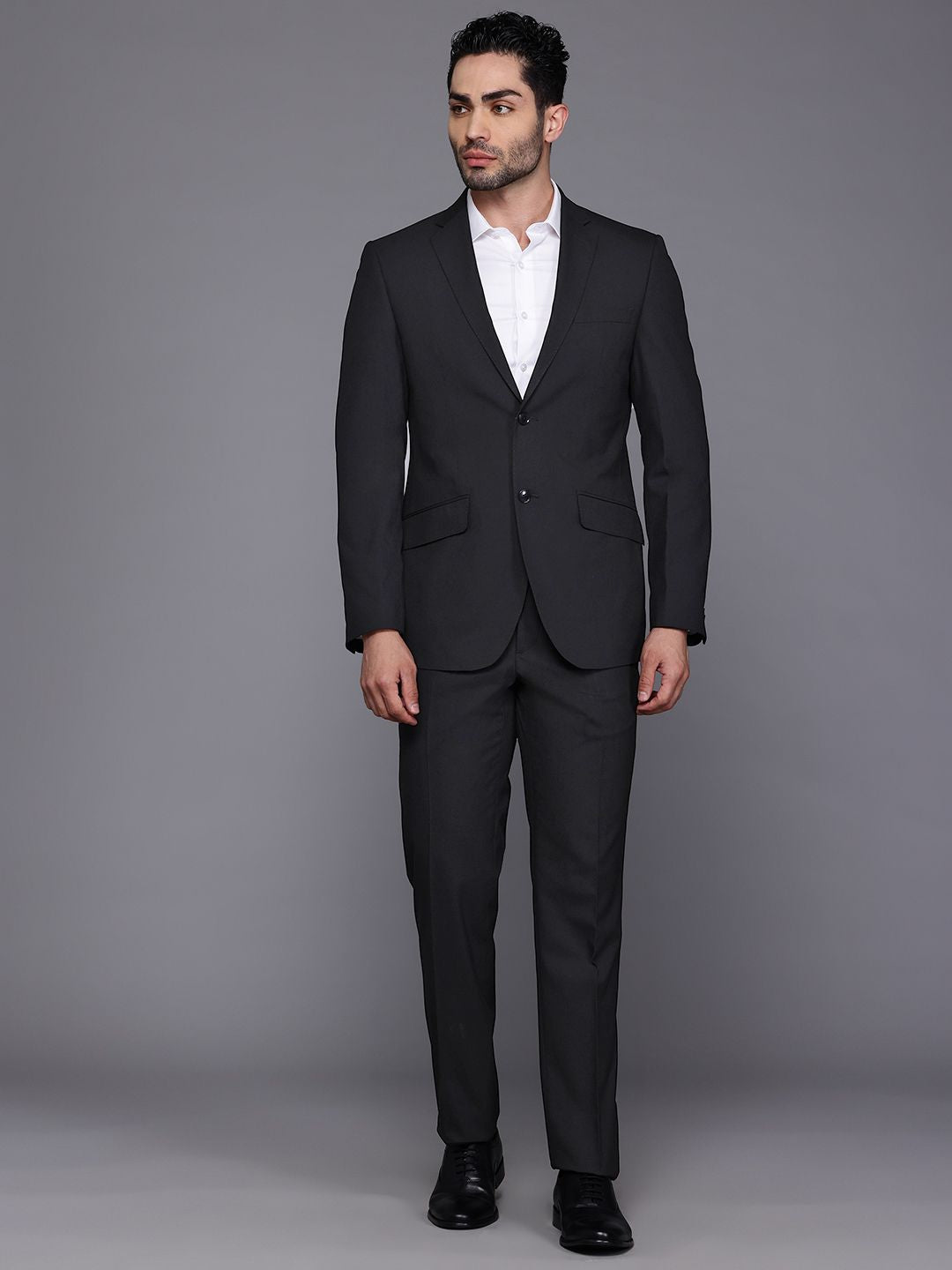 Raymond Contemporary Fit Single-Breasted 2-Piece Formal Suit