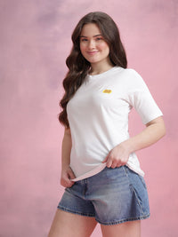 DressBerry Graphic Printed Pure Cotton T-shirt