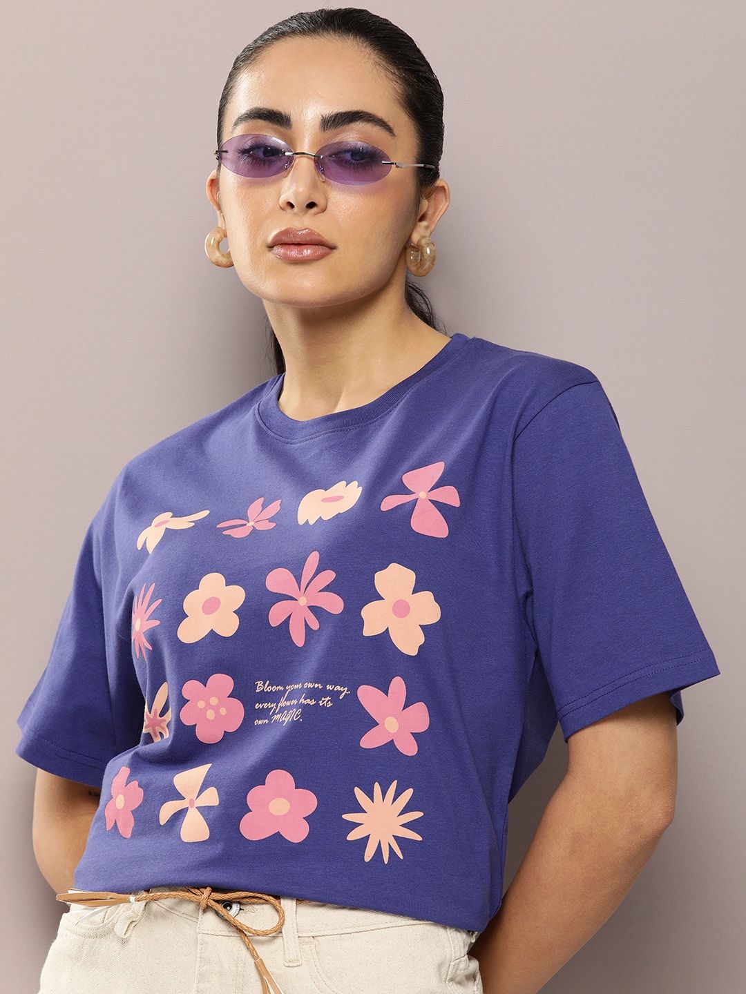DILLINGER Graphic Printed Oversized Pure Cotton T-Shirt