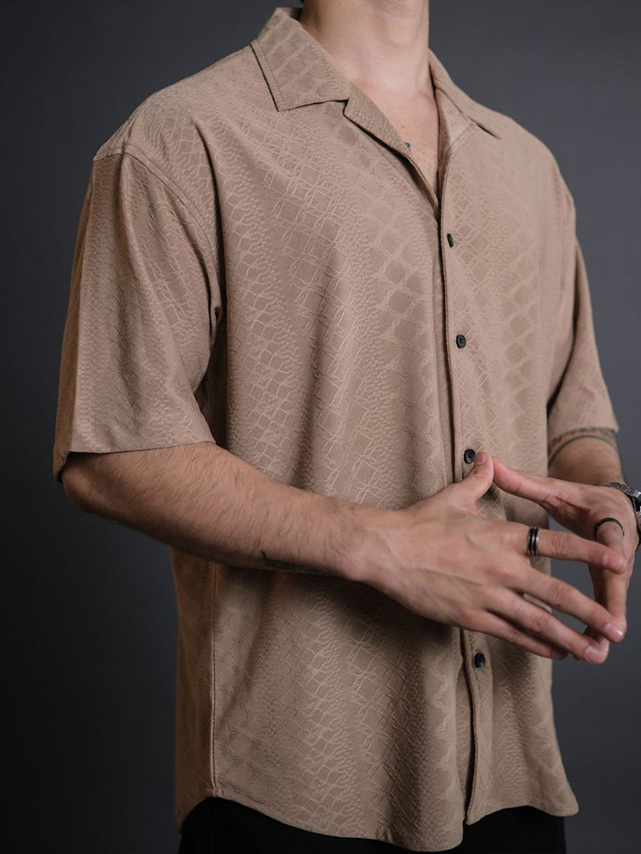 Powerlook Men Opaque Striped Casual Shirt