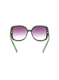 IRUS by IDEE Women Square Sunglasses with UV Protected Lens IRS1213C4SG