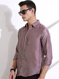 Thomas Scott Men Classic Slim Fit Opaque Casual Shirt