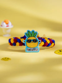 Voylla Kids Cheerful Pineapple Buddy Thread Rakhi