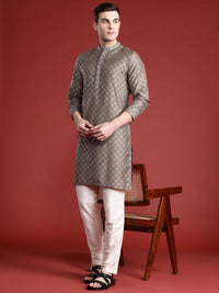 Anouk Printed Thread Work Straight Kurta