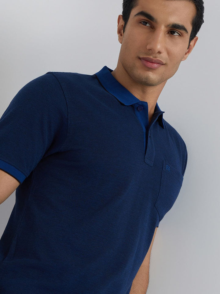 Raymond Pure Cotton Modern Fit Polo Collar T-shirt