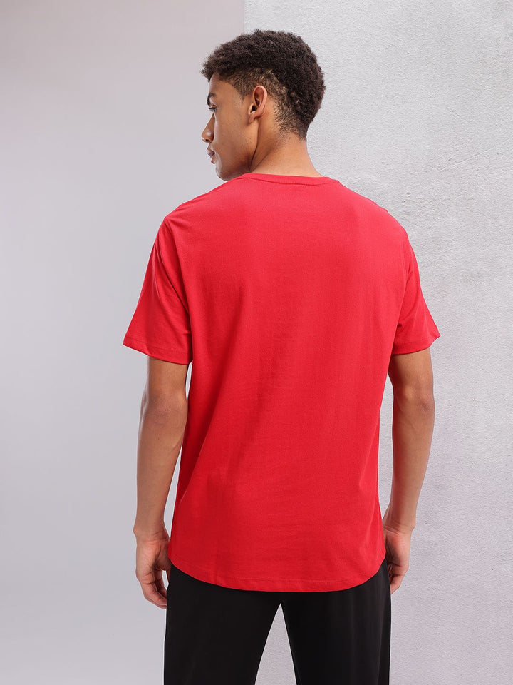 HRX by Hrithik Roshan Geometric Printed Casual T-shirt