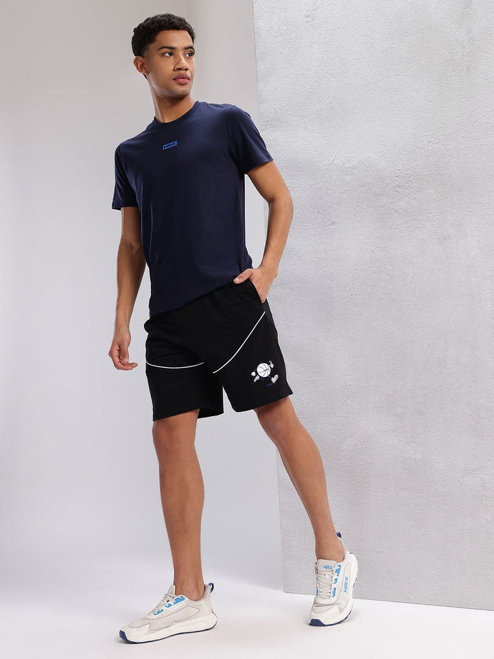 HRX by Hrithik Roshan Men Brand Logo Printed Lifestyle Shorts