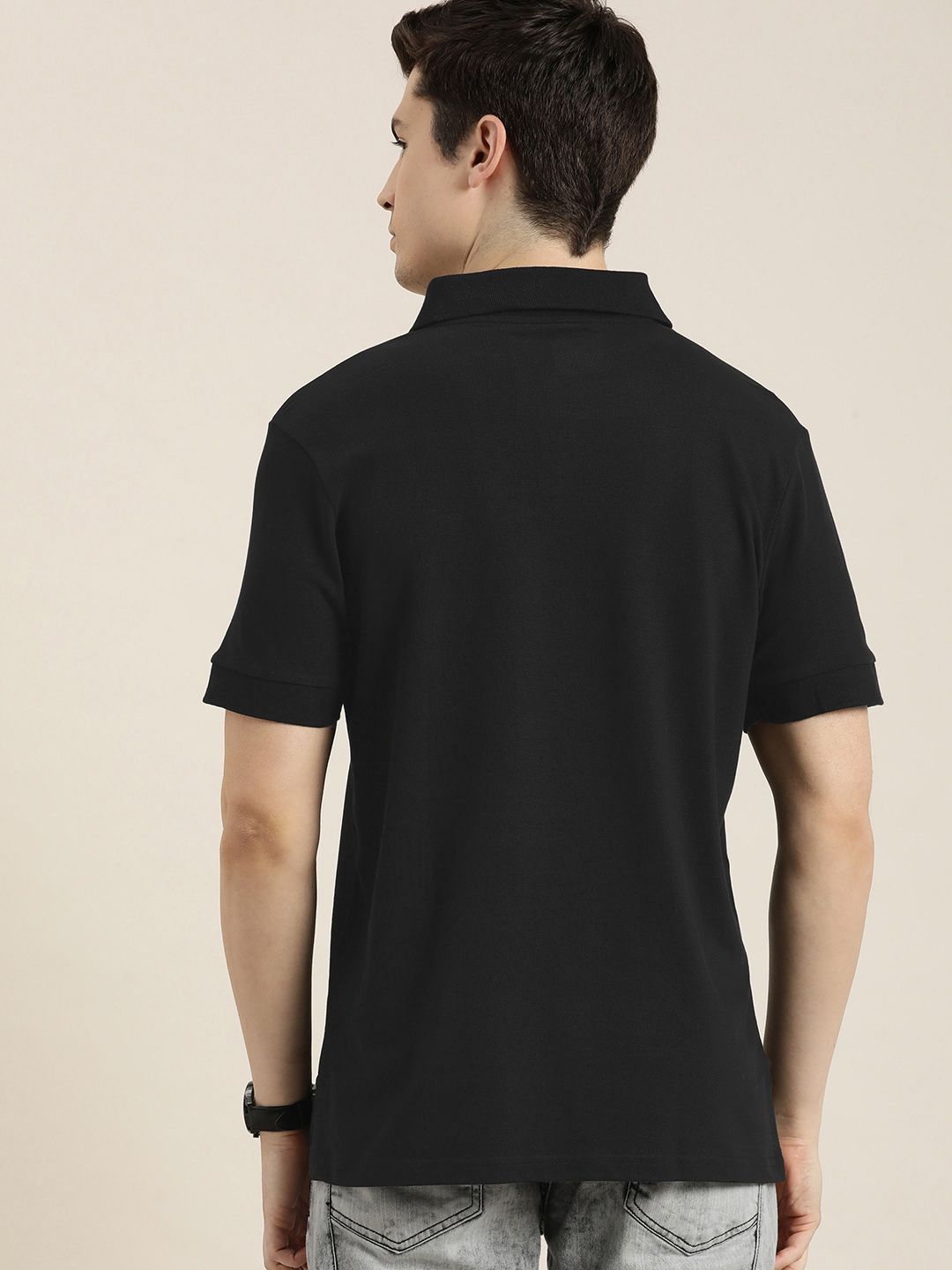 DILLINGER Men Polo Collar Pure Cotton T-shirt