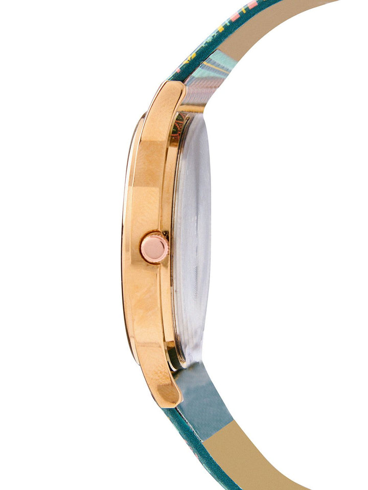 TEAL BY CHUMBAK Jam Tangan Analog Rose Gold Wanita 8907605068942