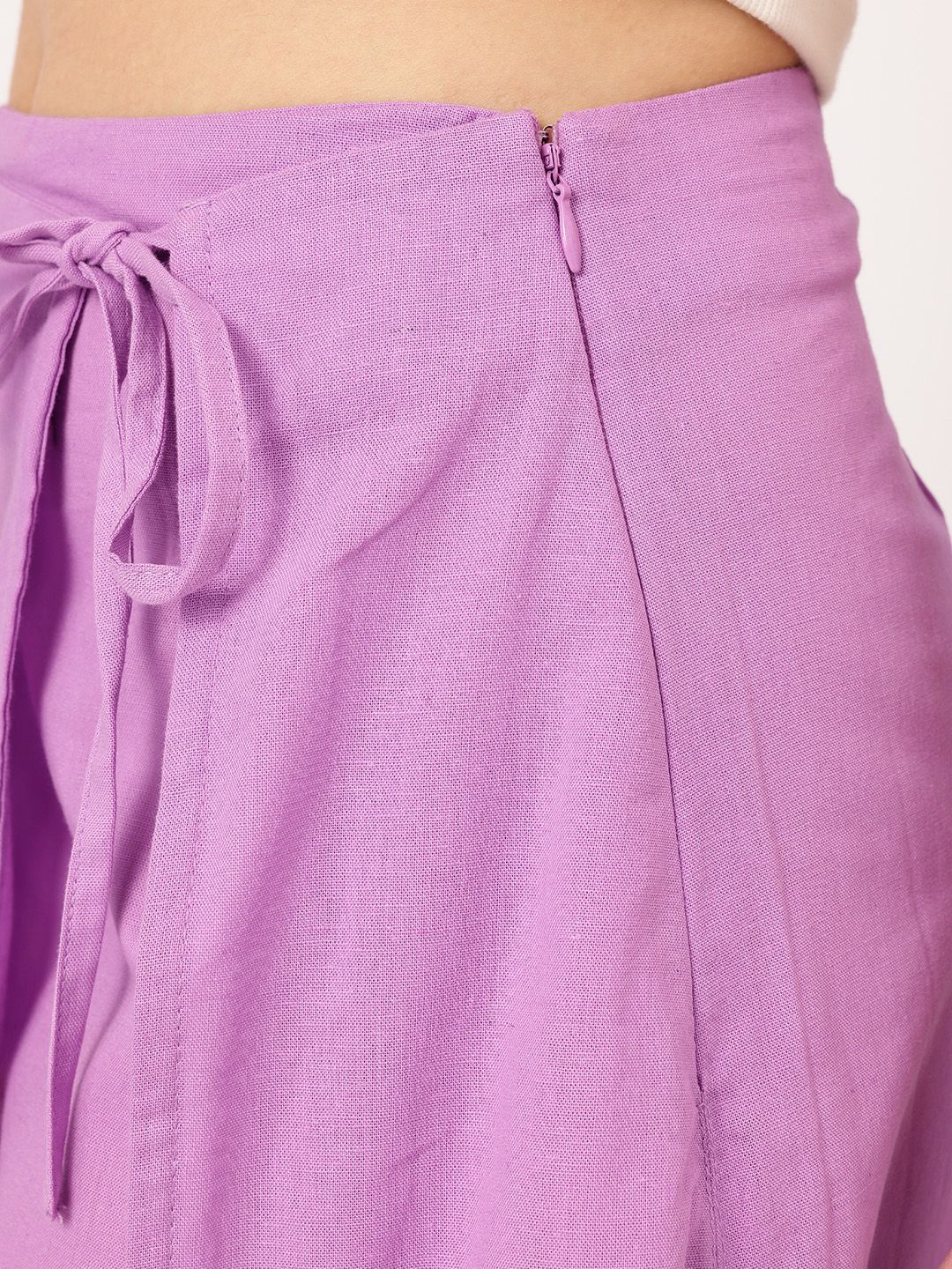 DressBerry Women Chic Laven Wrap Mini Skirt