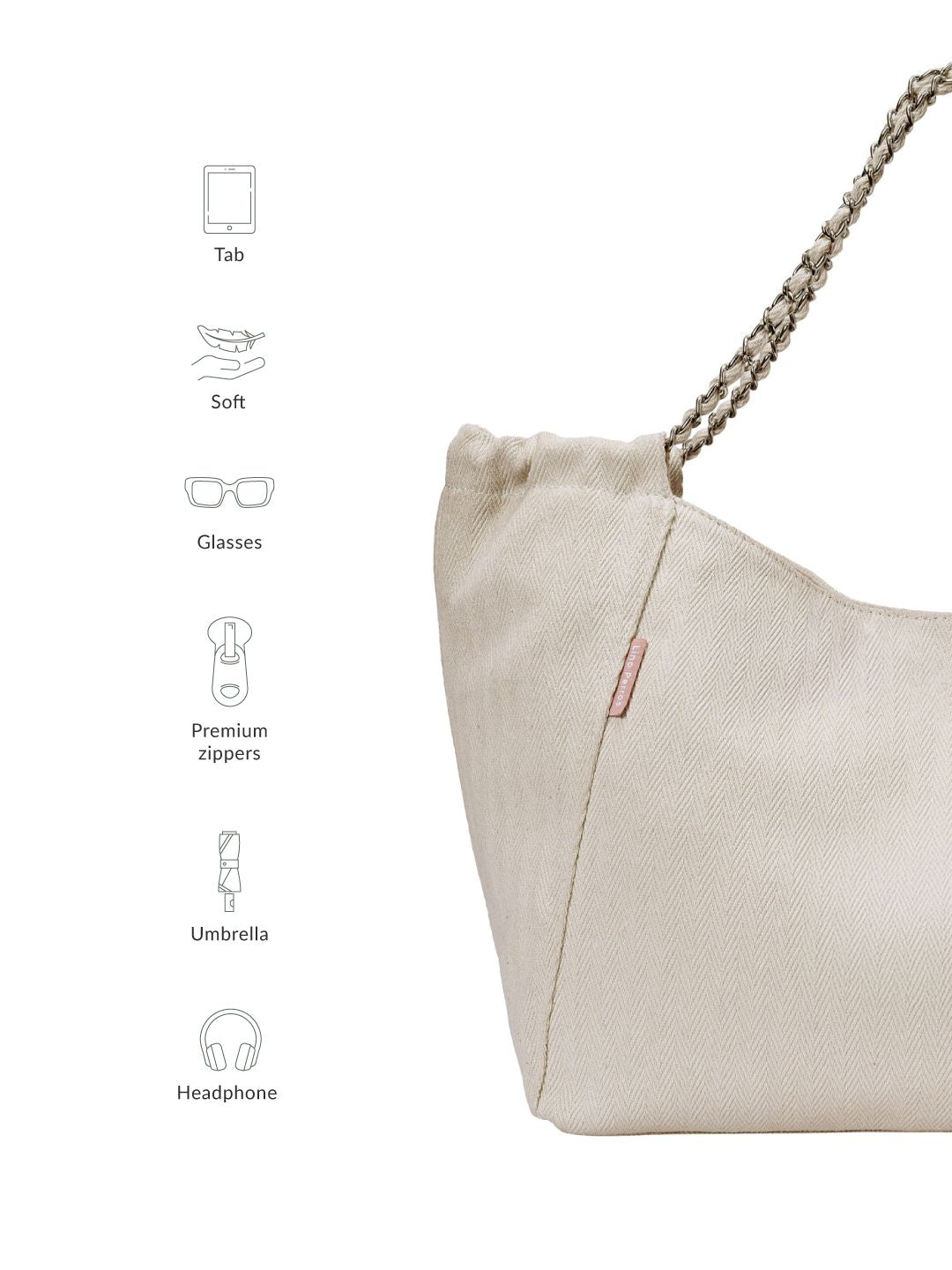Lino Perros Geometric Self Design Structured Shoulder Bag