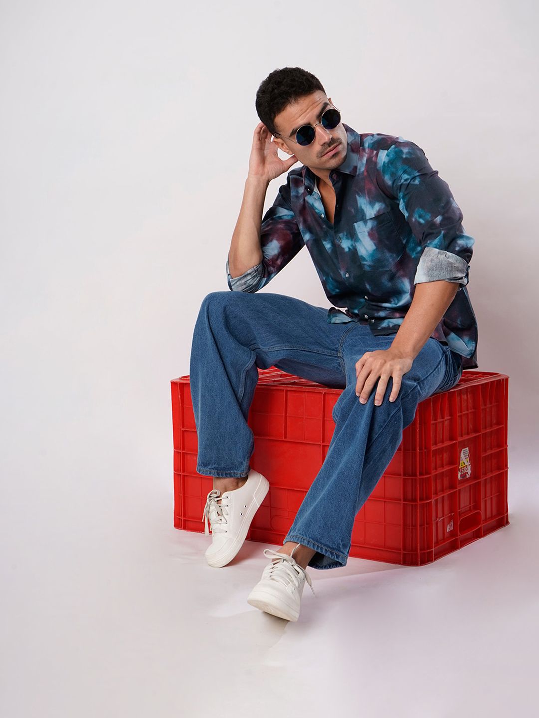 Bene Kleed Men Abstract Printed Casual Shirt