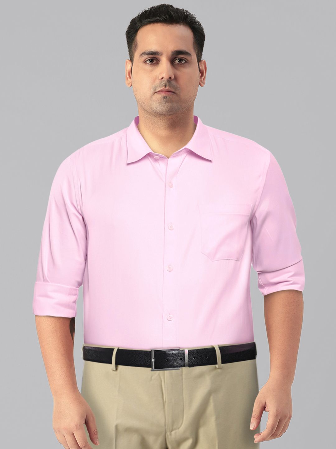 The Indian Garage Co. X Luxe Men Slim Fit Opaque Formal Shirt