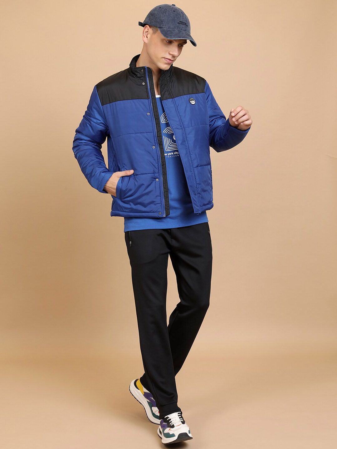 HIGHLANDER Mock Collar Puffer Jacket