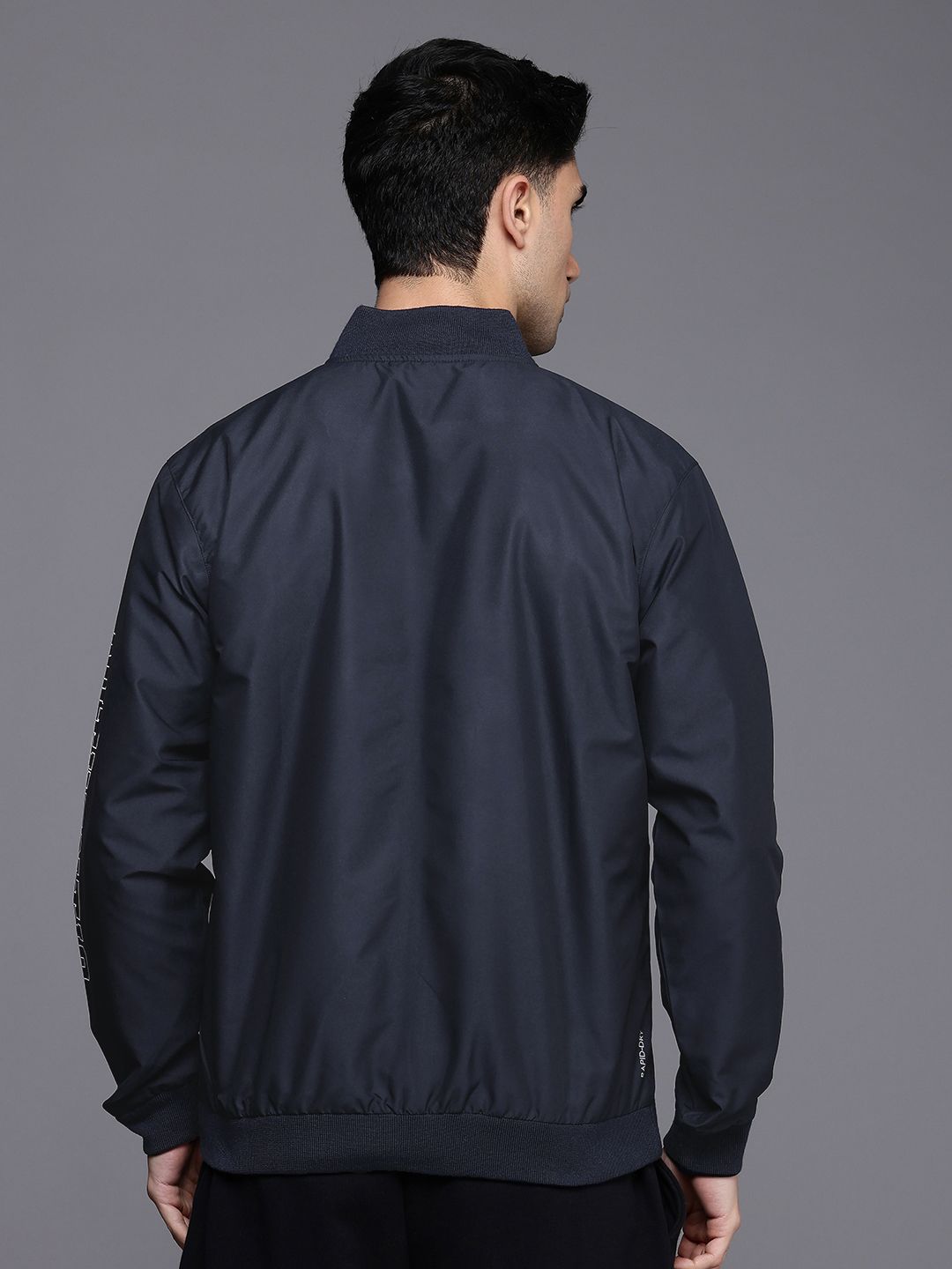HRX by Hrithik Roshan Typography Printed Lifestyle Bomber Jacket