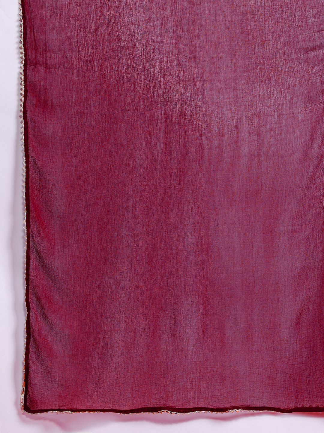 Anouk Printed Gotta Patti Anarkali Kurta with Trousers & Dupatta