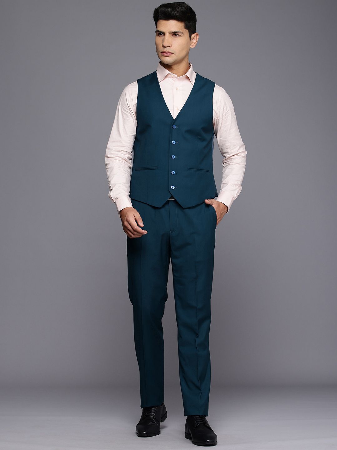 Raymond menjaringkan Lapel Single-Breasted 3 Piece Formal Suit