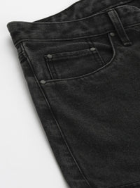 Bene Kleed Men Pure Cotton Loose Crop Cargo Jeans