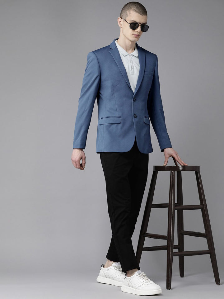 Park Avenue Men Active Fit Single-Breasted Blazer