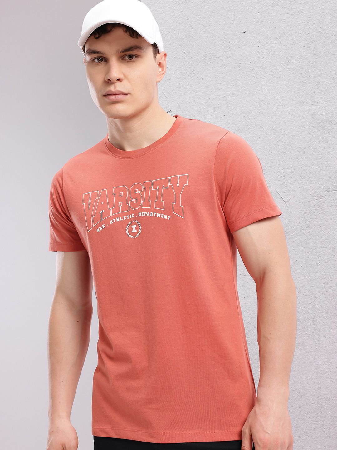 HRX by Hrithik Roshan Typography Printed T-shirt
