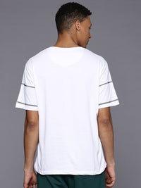HRX by Hrithik Roshan Tech Off  Striped Relaxed Fit Lifestyle T-shirt