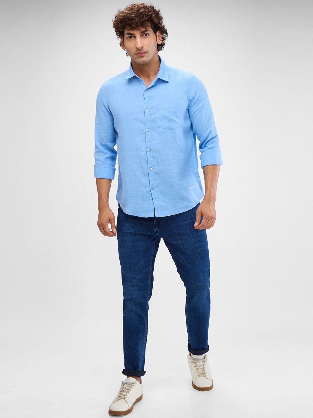 SPYKAR Men Slim Fit Mid Rise Clean Look Stretchable Jeans