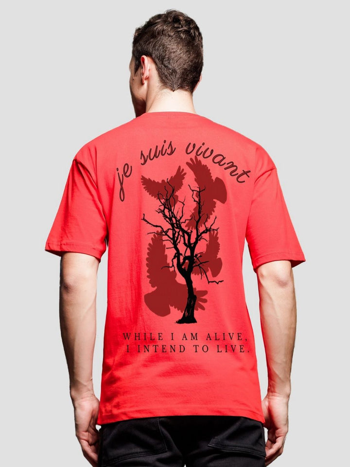 ADRO Men Typography Printed T-shirt