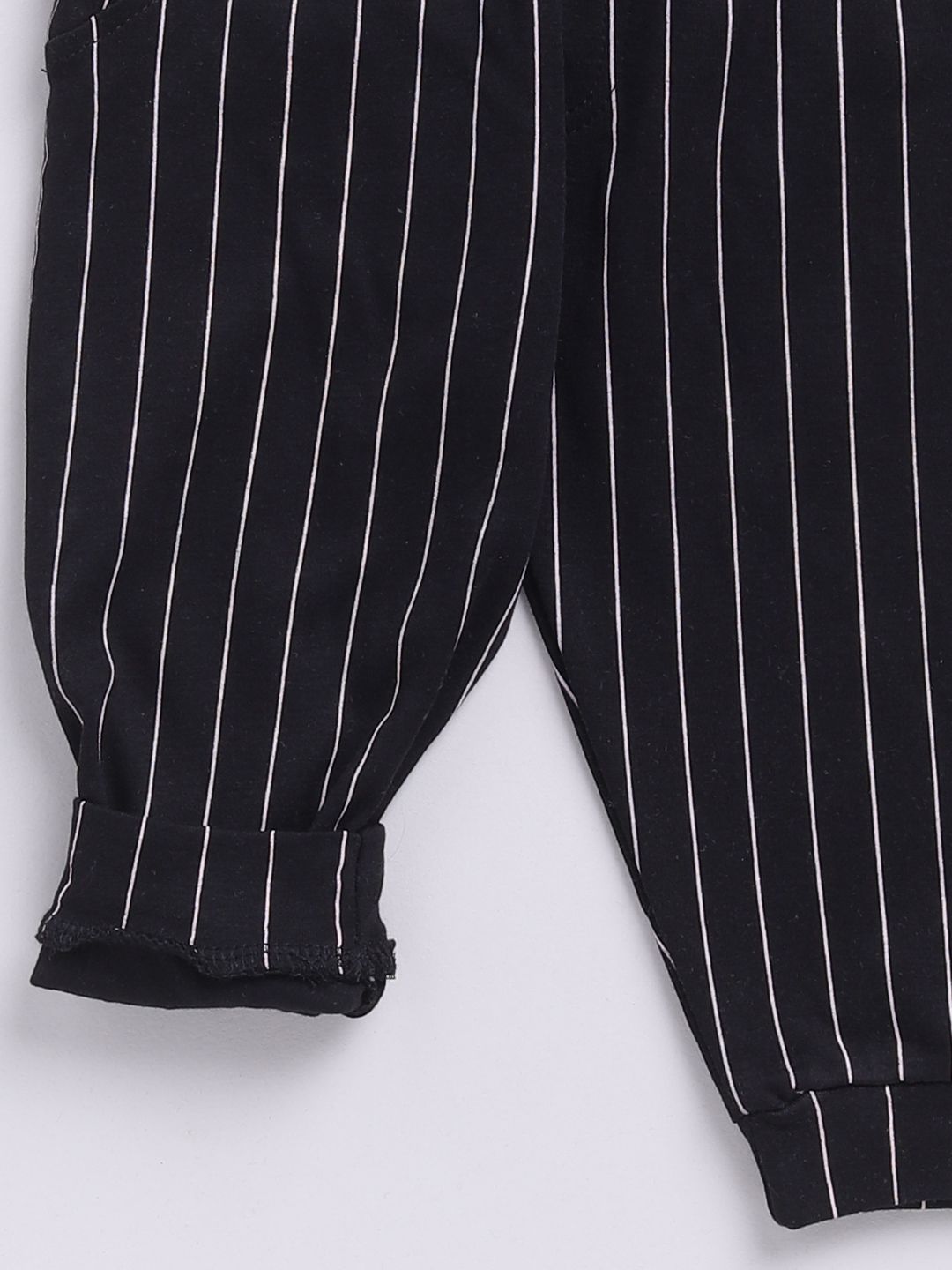 Moms Love Infant Boys Striped Cotton Shirt & Joggers