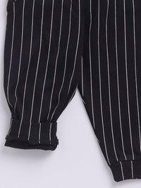 Moms Love Infant Boys Striped Cotton Shirt & Joggers