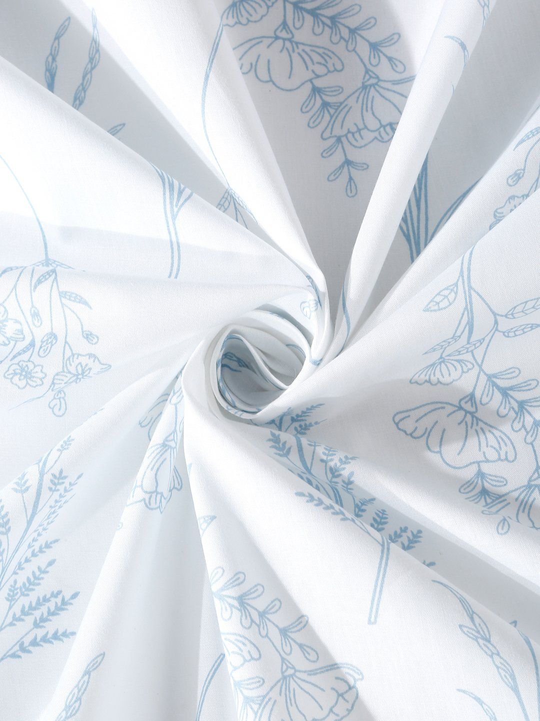 Myntra Elegant Homes White Floral 400 TC Bedsheet with 2 Pillow Covers