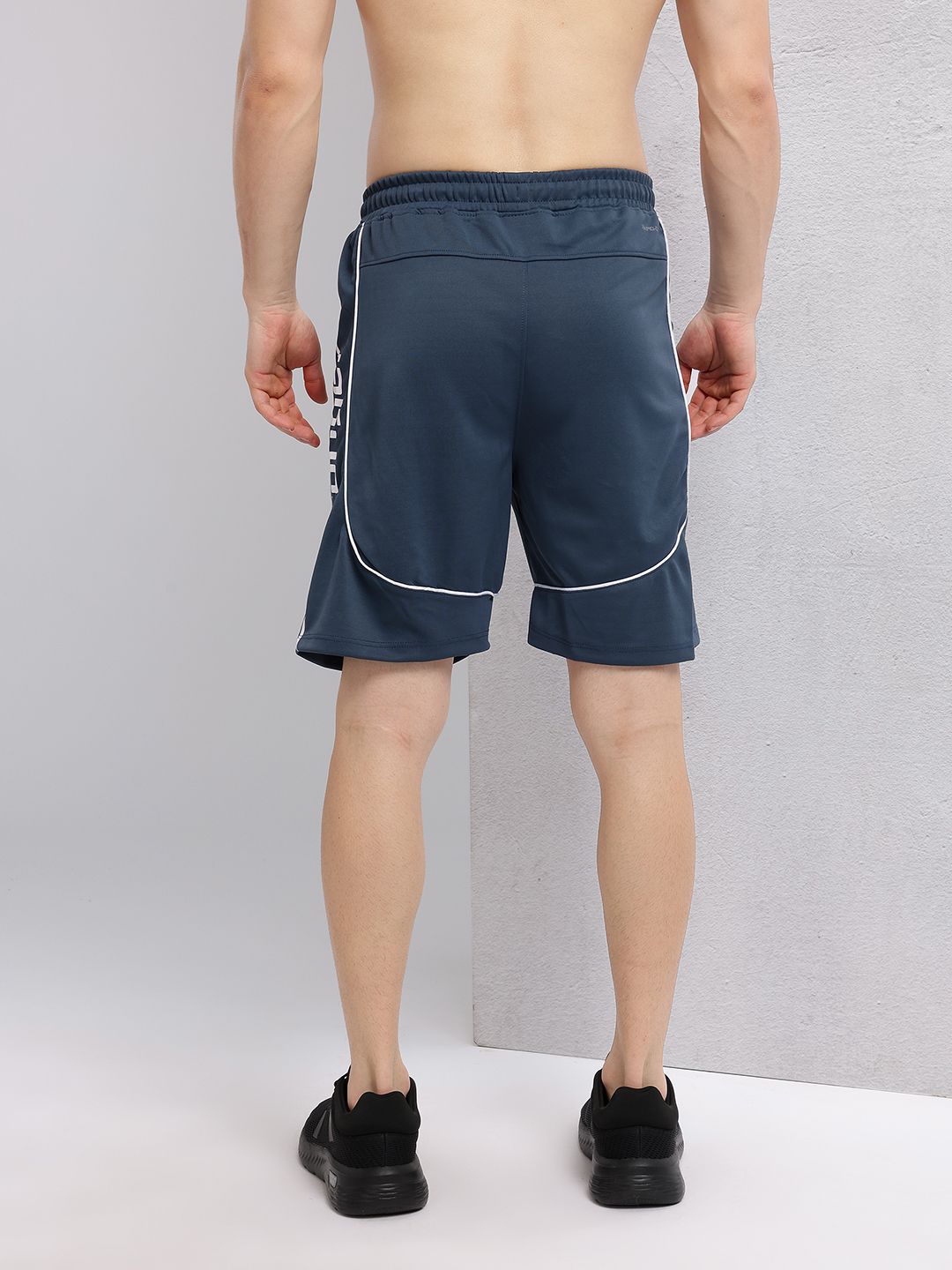 HRX by Hrithik Roshan Men Mid-Rise Typography Print Rapid-Dry Training Shorts