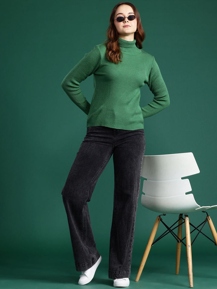 DressBerry Acrylic Ribbed Pullover