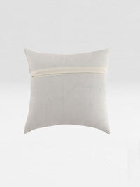 STITCHNEST Teal & Peach-Coloured Set of 2 Floral Square Cushion Covers