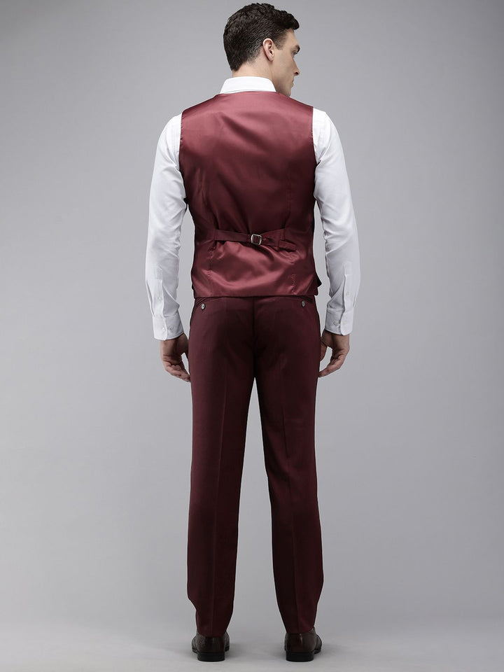 Park Avenue Single Breasted Slim Fit 3-Piece Party Wear Suit