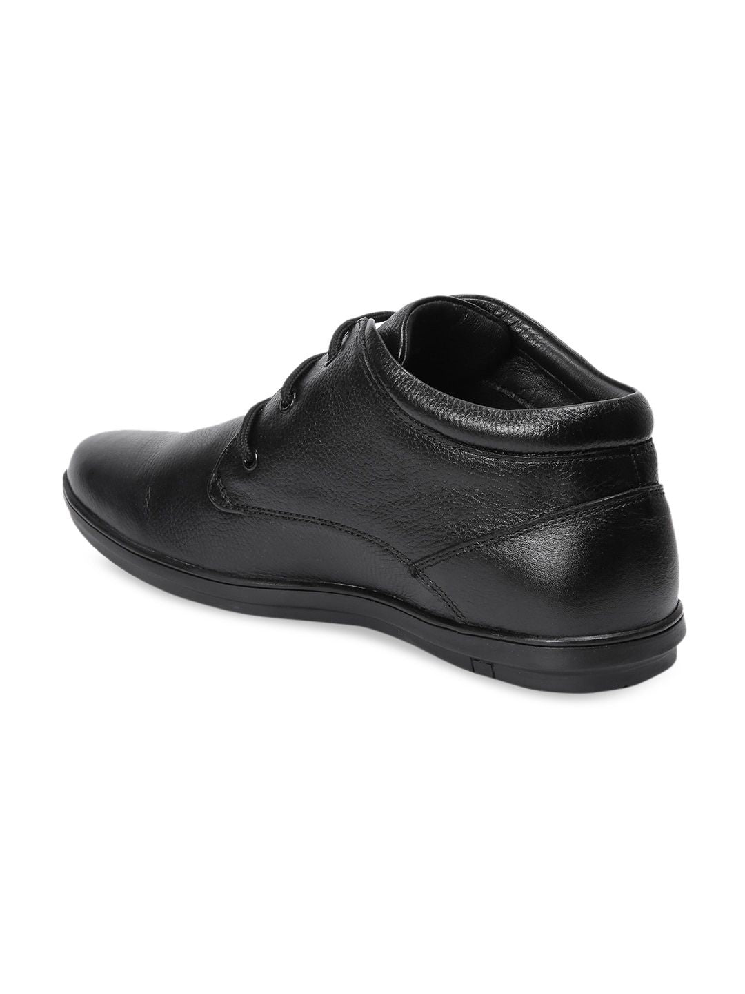 Red Chief Men Black Leather Formal Derby