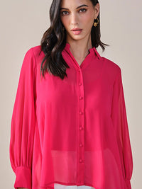 AND Long Sleeves Shirt Style Top