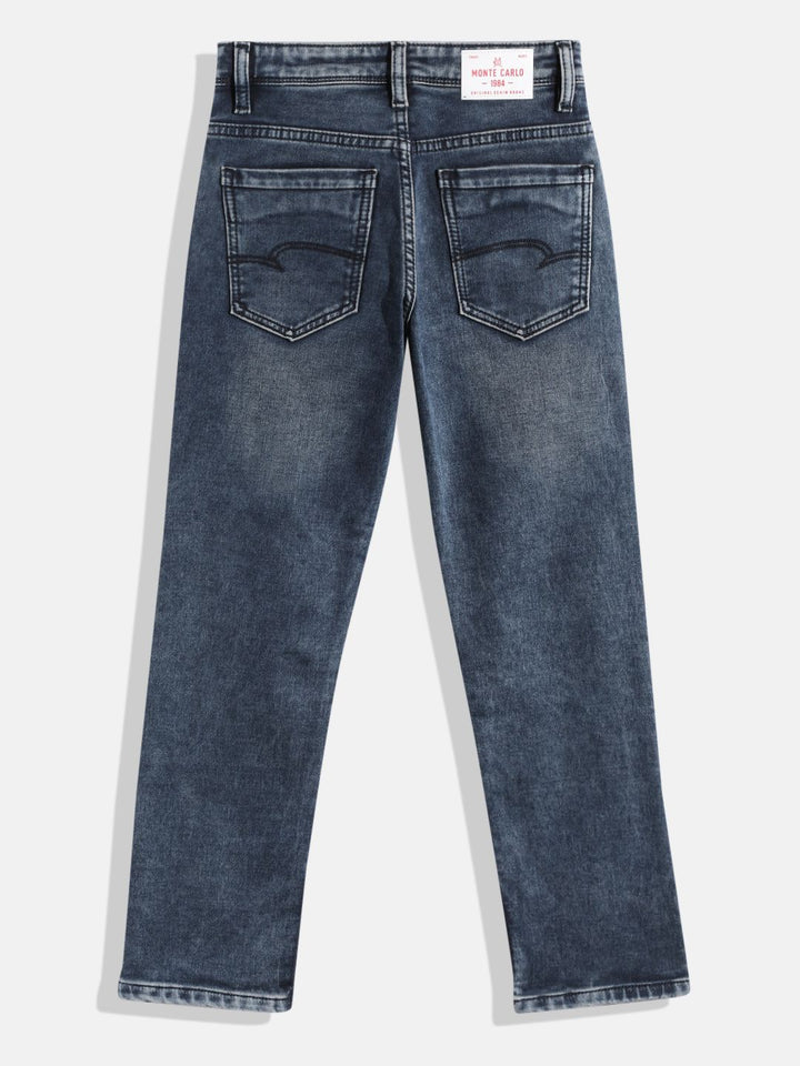 Monte Carlo Boys Straight Fit Stretchable Jeans