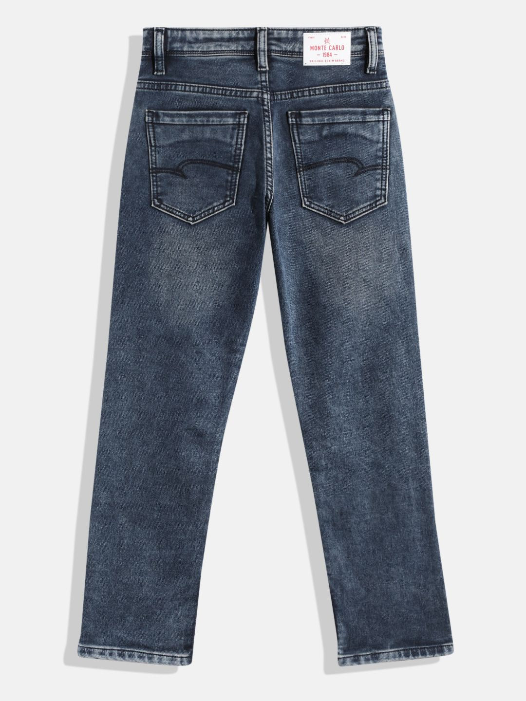 Monte Carlo Boys Straight Fit Stretchable Jeans