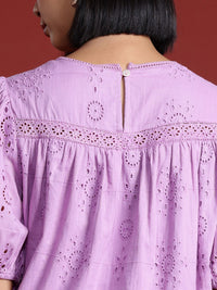 all about you Puff Sleeve Cotton Top
