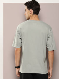 DILLINGER Men Graphic Printed Embossed Oversized T-shirt
