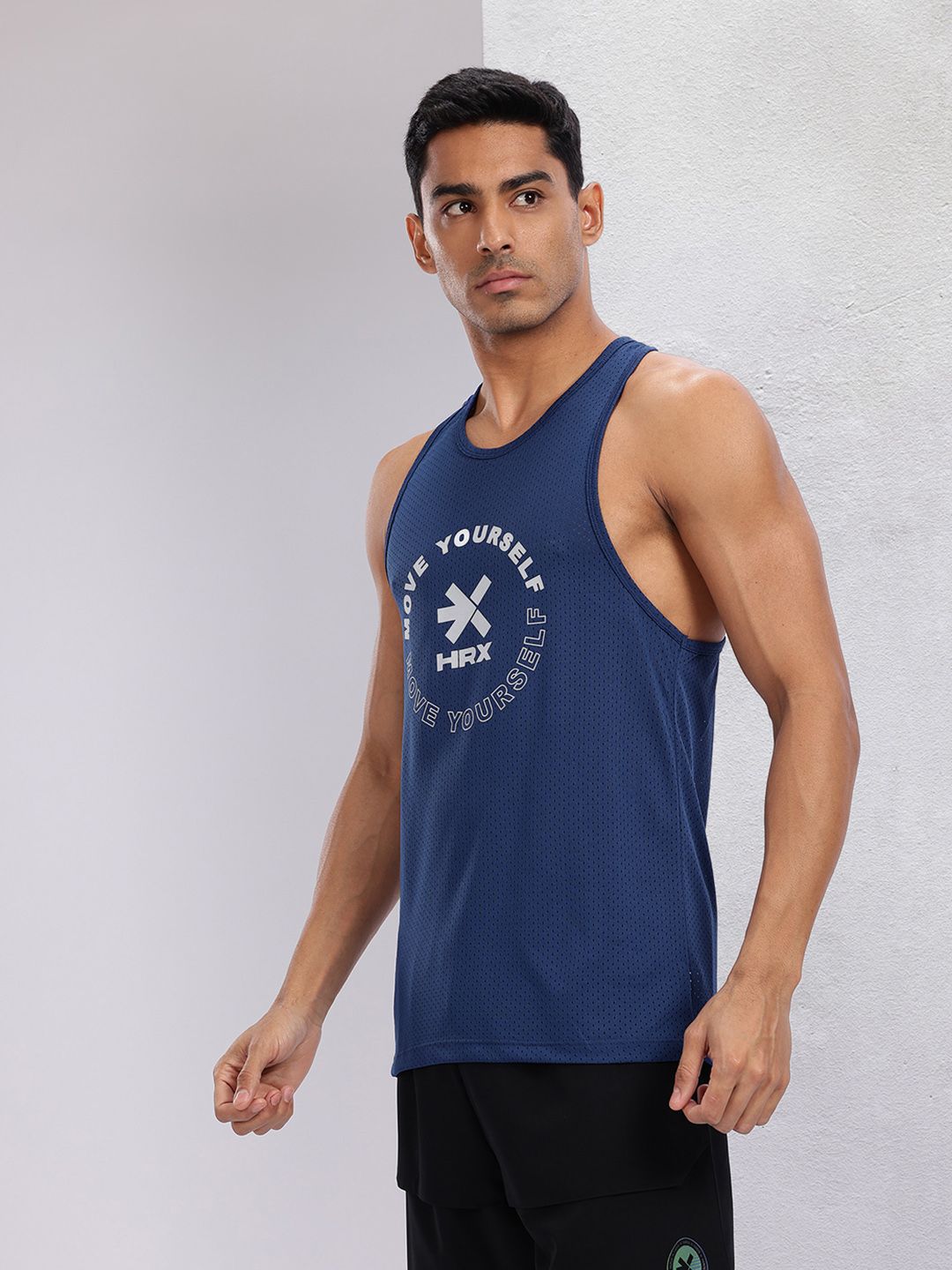 HRX by Hrithik Roshan Men Brand Logo Printed T-shirt