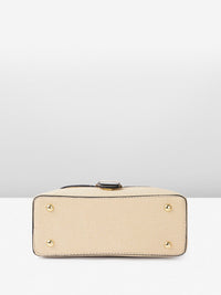 all about you Textured Structured Handheld Bag