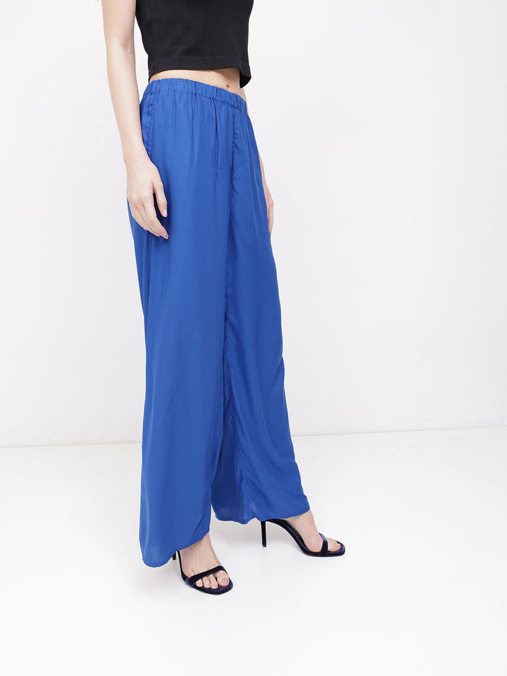 DressBerry Women Elevated Basics Wide Leg Trousers