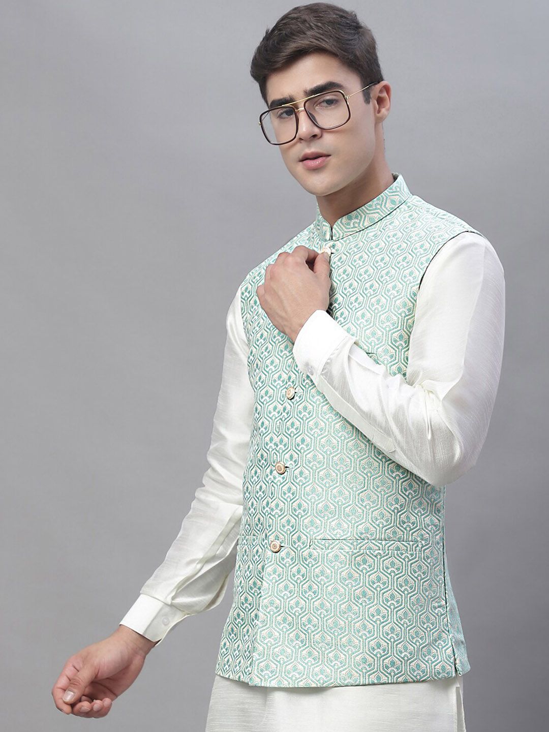Anouk Men Woven Design Jackets