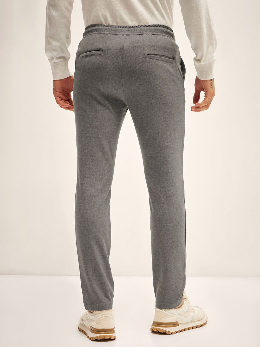 THE BEAR HOUSE Men Slim Fit Joggers Trousers