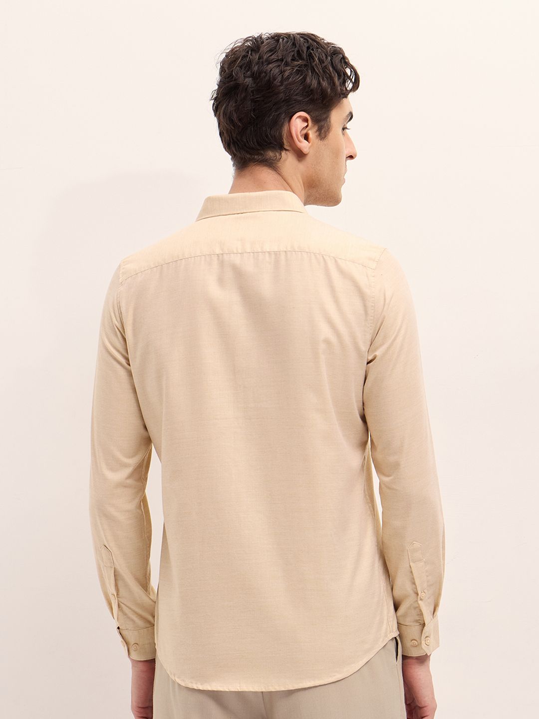 THE BEAR HOUSE Men Tailored Fit Opaque Formal Shirt