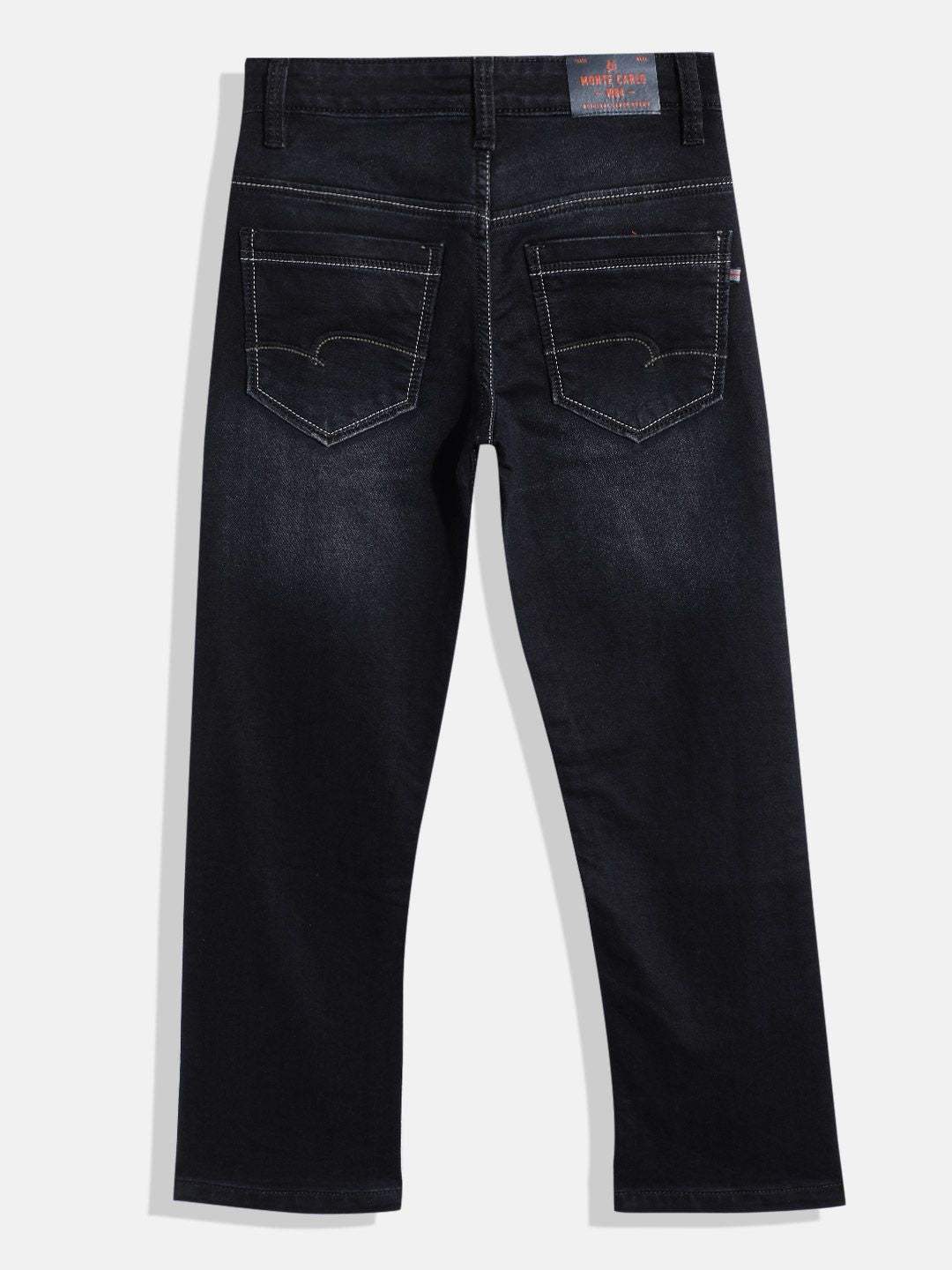 Monte Carlo Boys Straight Fit Stretchable Jeans