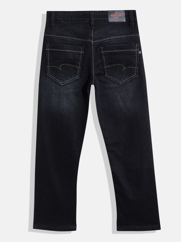 Monte Carlo Boys Straight Fit Stretchable Jeans