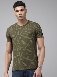 SPYKAR Graphic Printed Slim Fit T-shirt