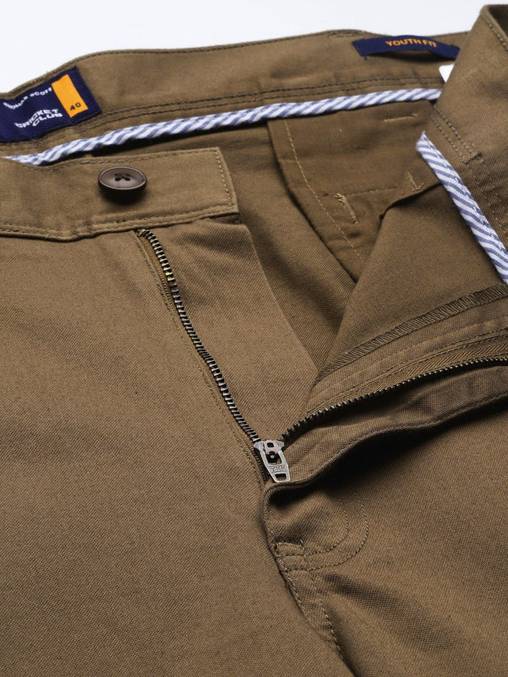 Thomas Scott Men Plus Size Straight Fit Easy Wash Chinos Trousers